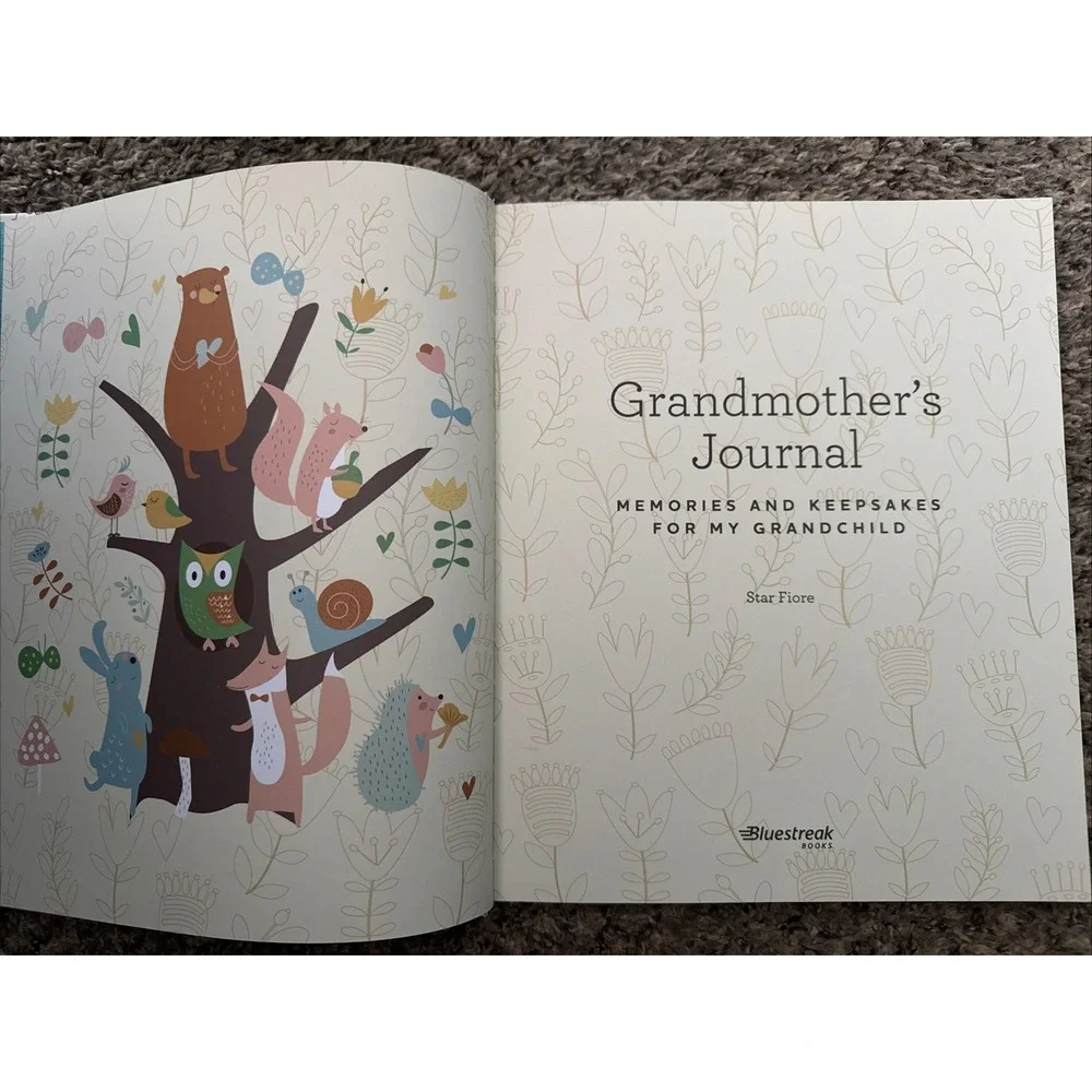 Grandmother's Journal: Memories and Keepsakes for My Grandchild by Blue Streak